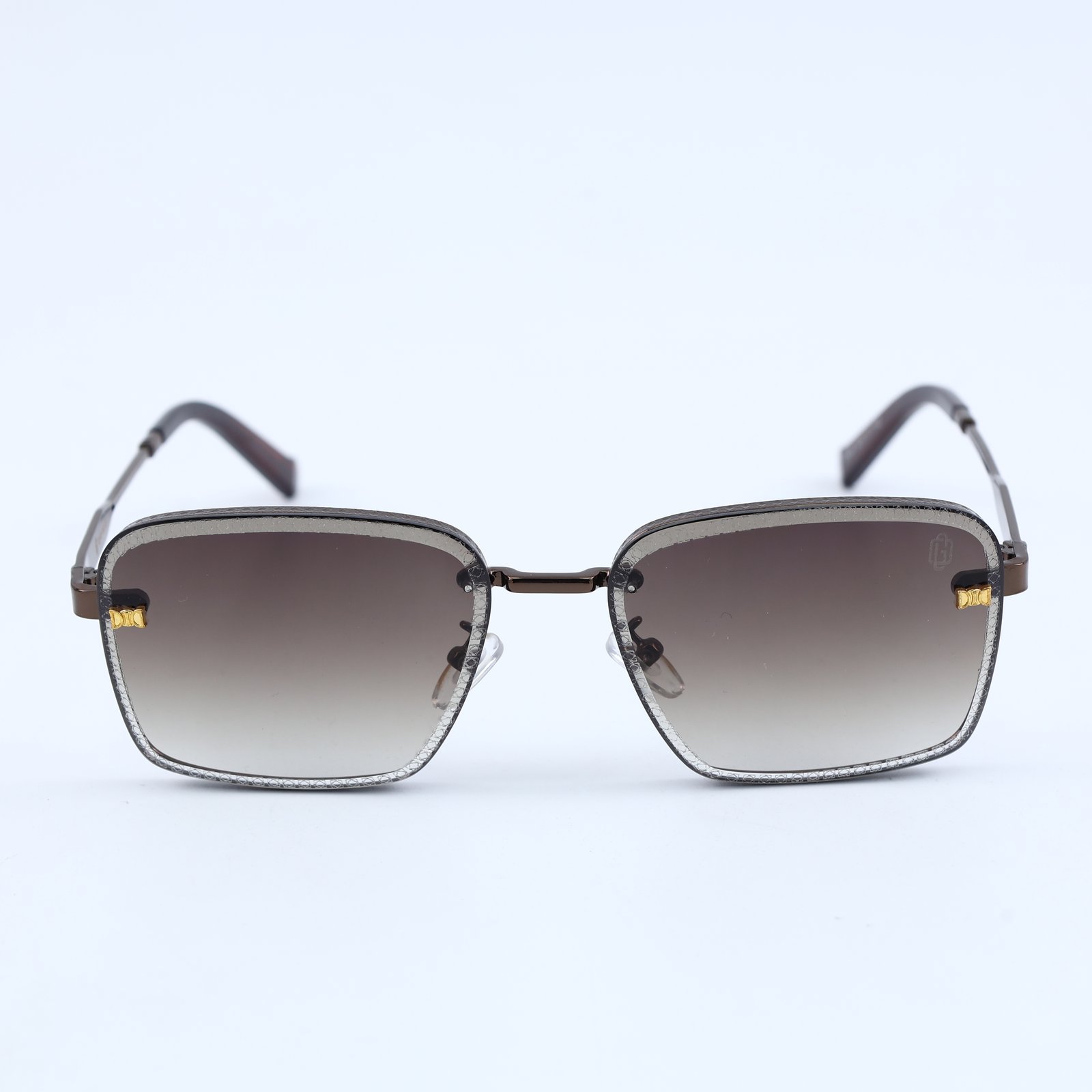 OG Bronze Luxe | Crystal Edge Square Gradient Sunglasses