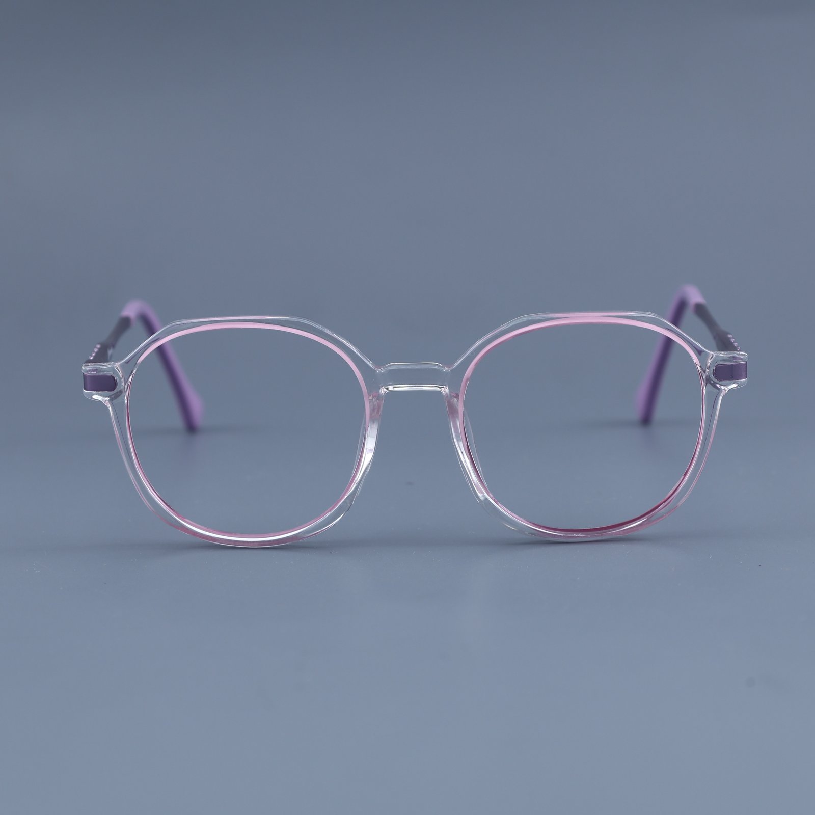 OG Candy Bloom | Pink Crystal Round Eyeglasses