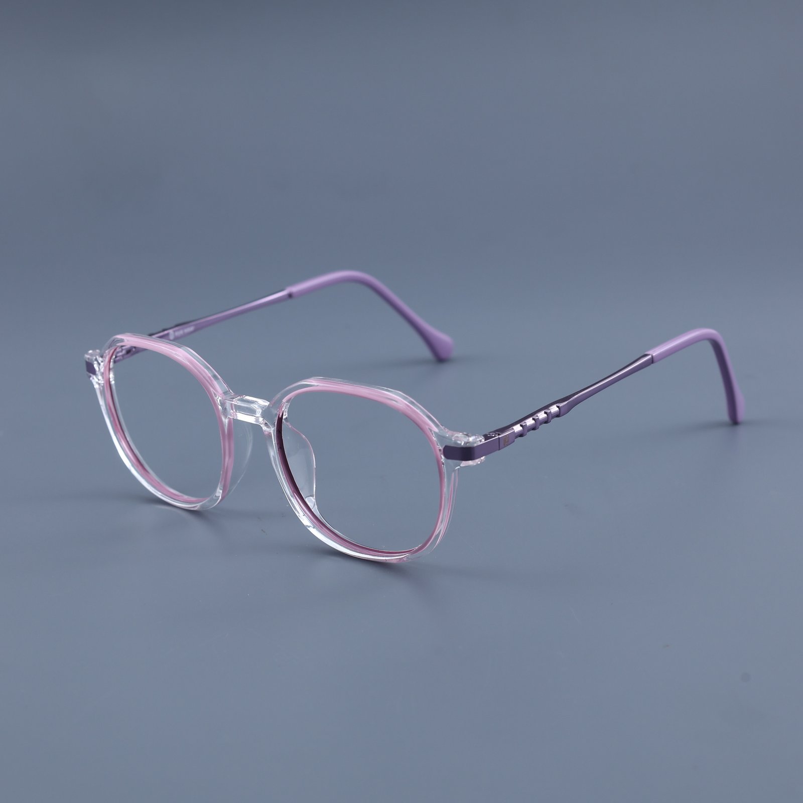 OG Candy Bloom | Pink Crystal Round Eyeglasses