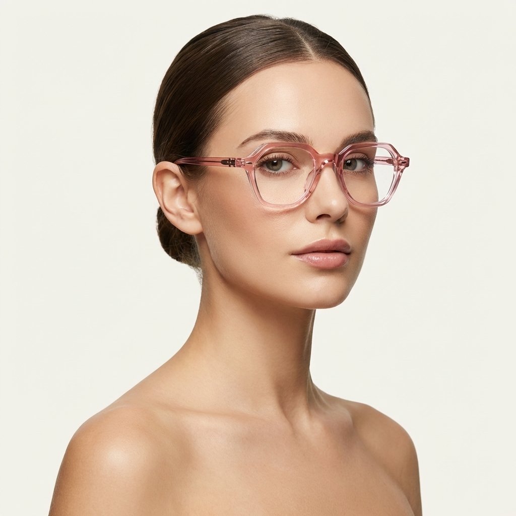 OG Candy Crystal | Transparent Pink Statement Eyeglasses