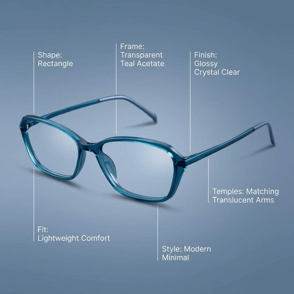 OG Cherry Glow | Red Gradient Square Eyeglasses