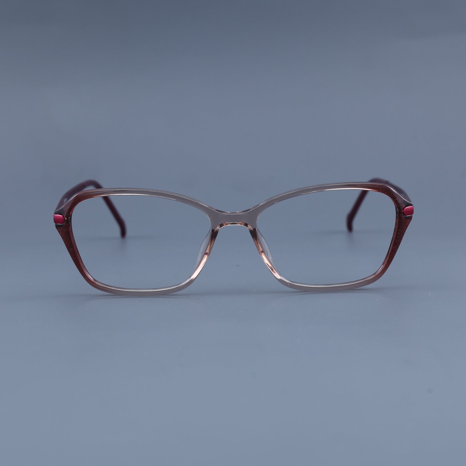 OG Cherry Glow | Red Gradient Square Eyeglasses