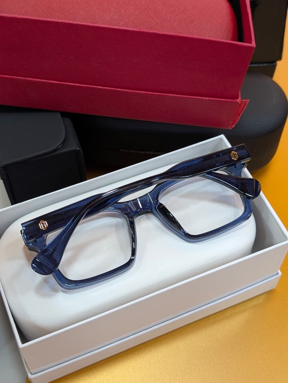 OG Clearline Full Rim Square Eyeglasses | Transparent Premium Optical Frame Best Seller
