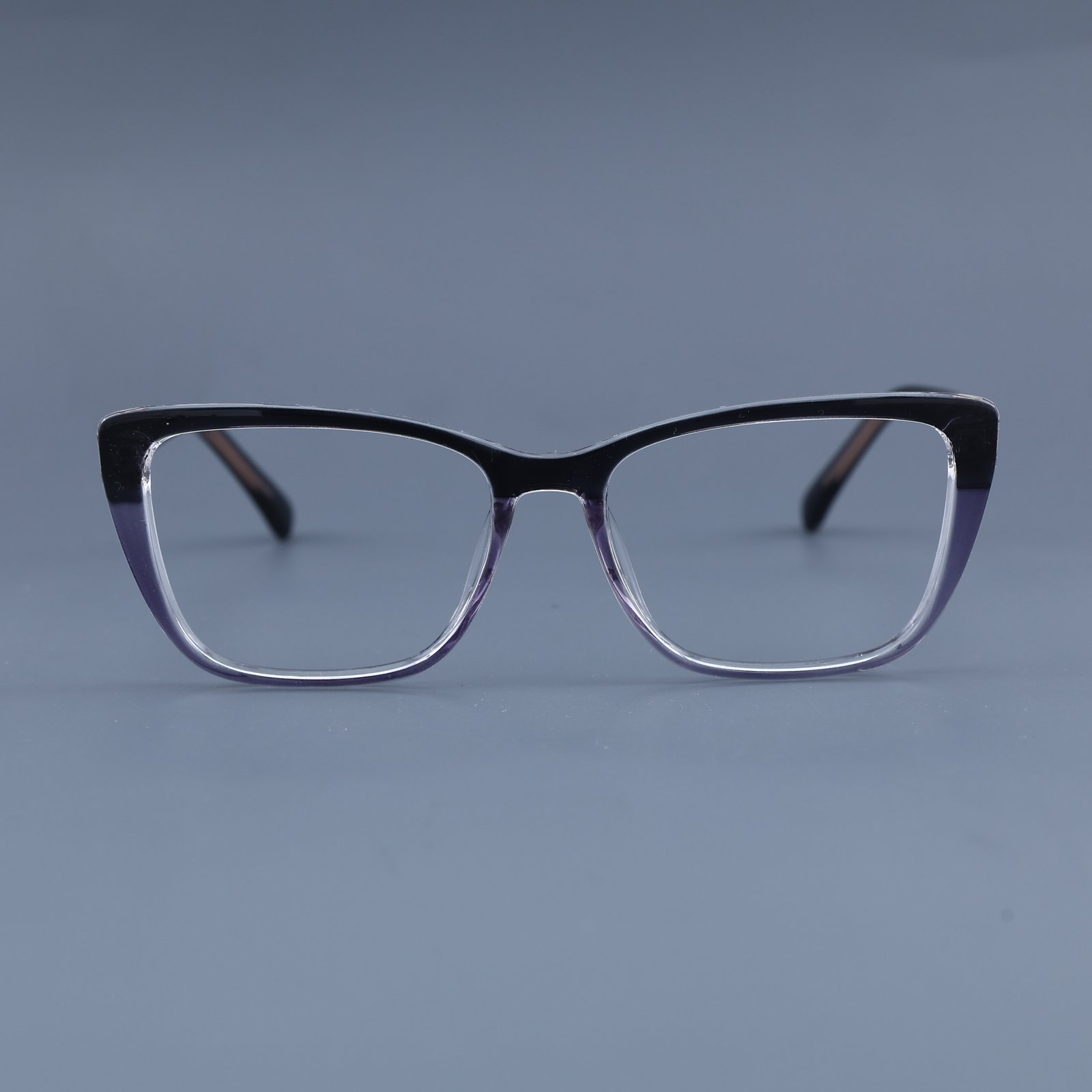 OG Cocoa Fade | Brown Gradient Square Eyeglasses