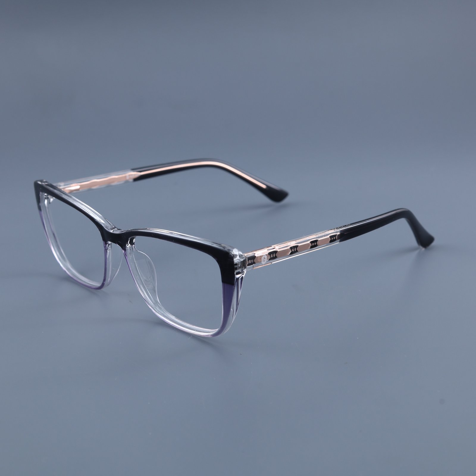 OG Cocoa Fade | Brown Gradient Square Eyeglasses