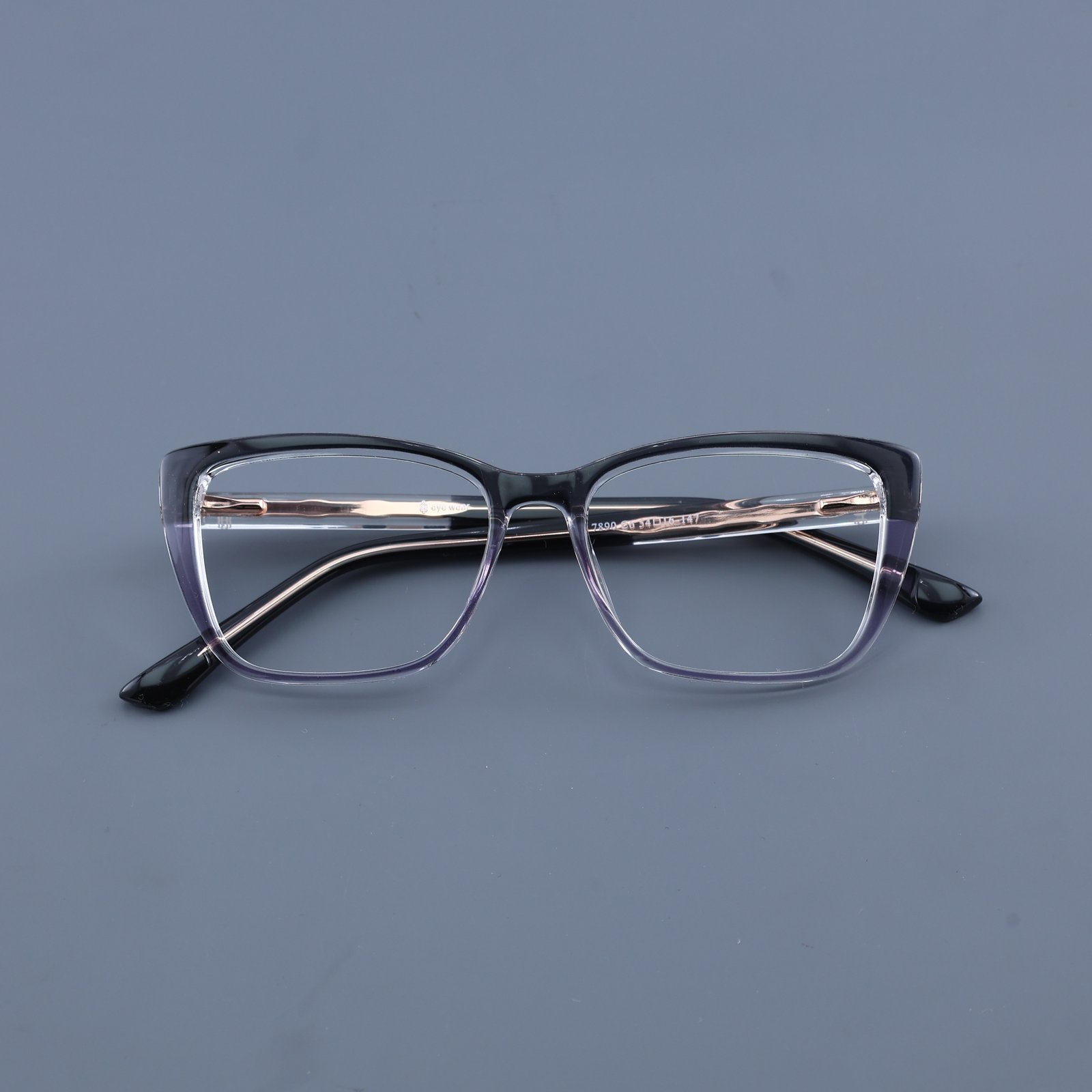 OG Cocoa Fade | Brown Gradient Square Eyeglasses