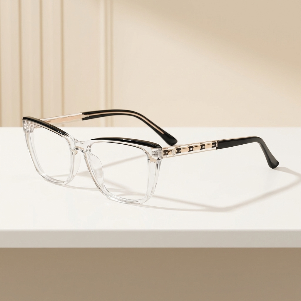 OG Cocoa Fade | Brown Gradient Square Eyeglasses