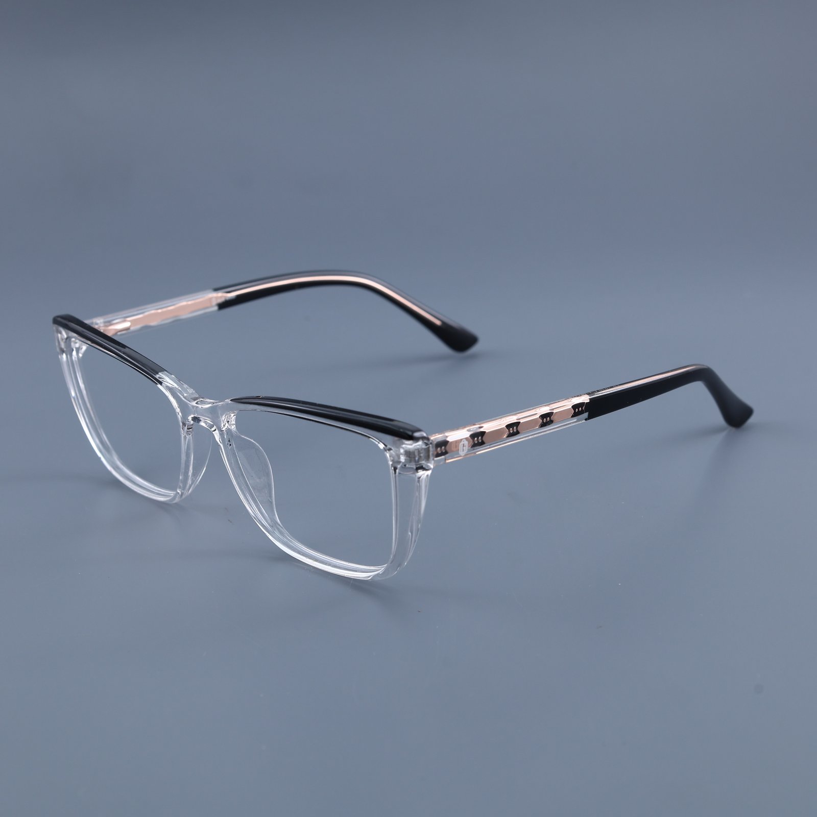 OG Cocoa Fade | Brown Gradient Square Eyeglasses