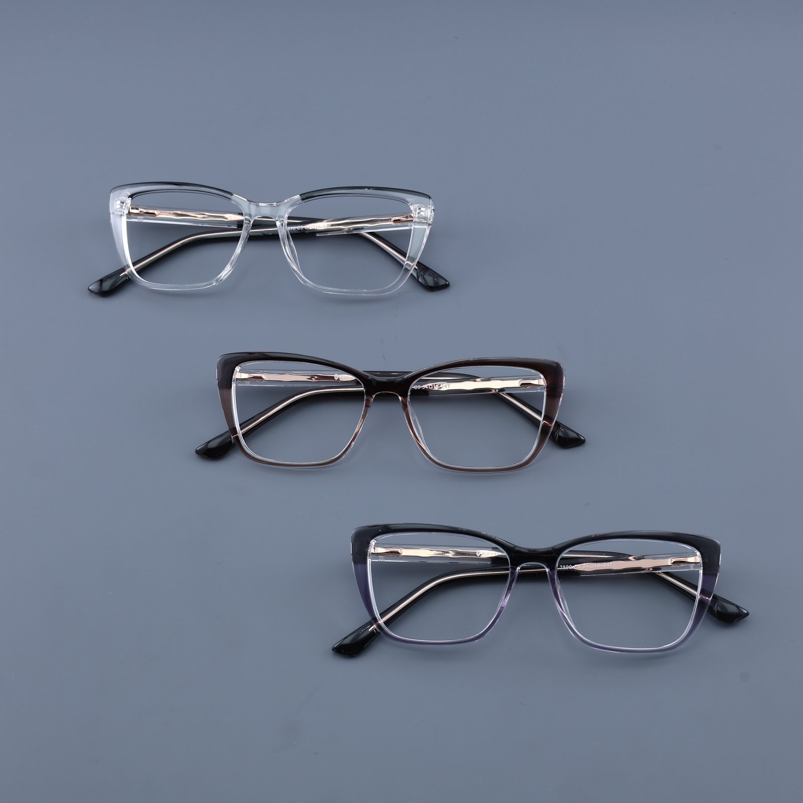 OG Cocoa Fade | Brown Gradient Square Eyeglasses