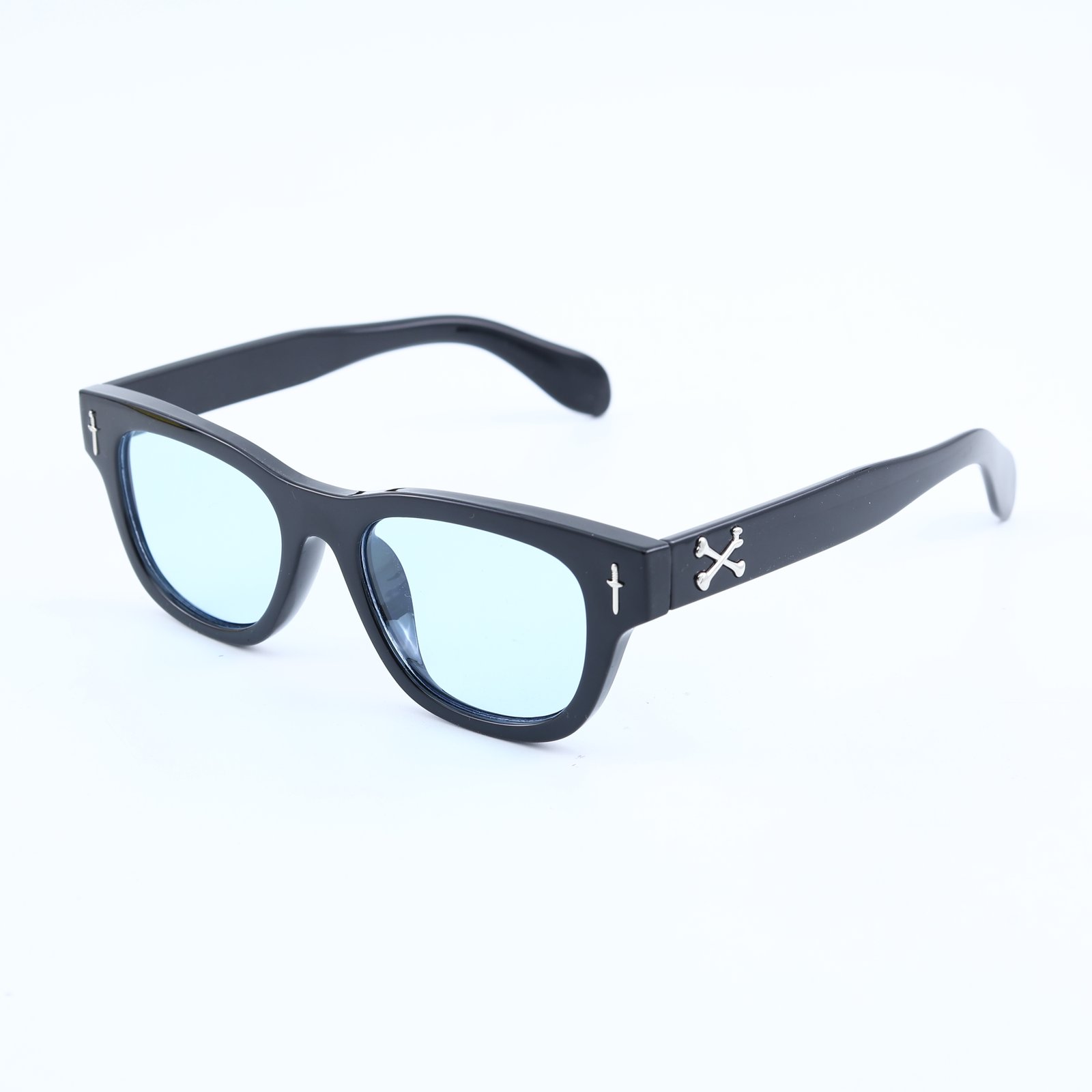 OG Cross Ice | Sleek Blue Tint Wayfarer Sunglasses