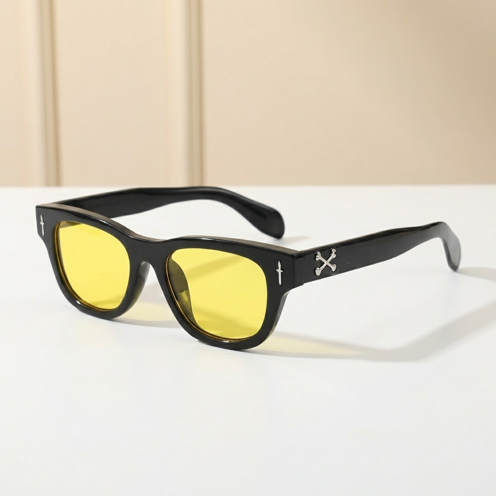 OG Cross Ice | Sleek Blue Tint Wayfarer Sunglasses