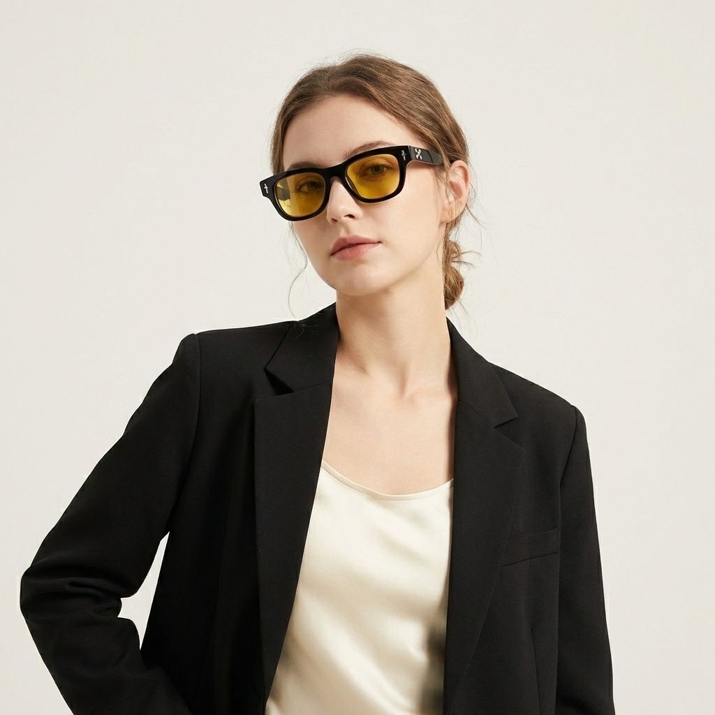 OG Cross Ice | Sleek Blue Tint Wayfarer Sunglasses