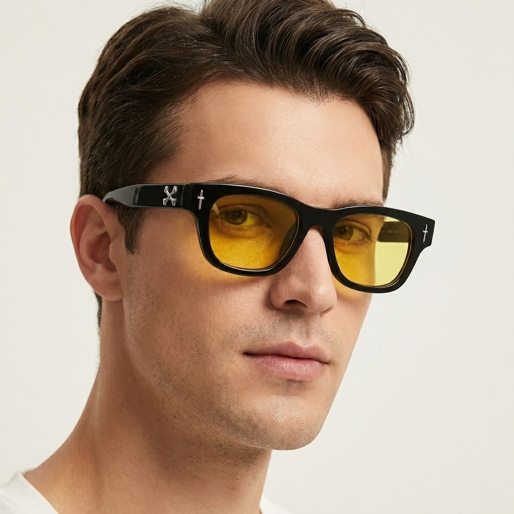 OG Cross Ice | Sleek Blue Tint Wayfarer Sunglasses