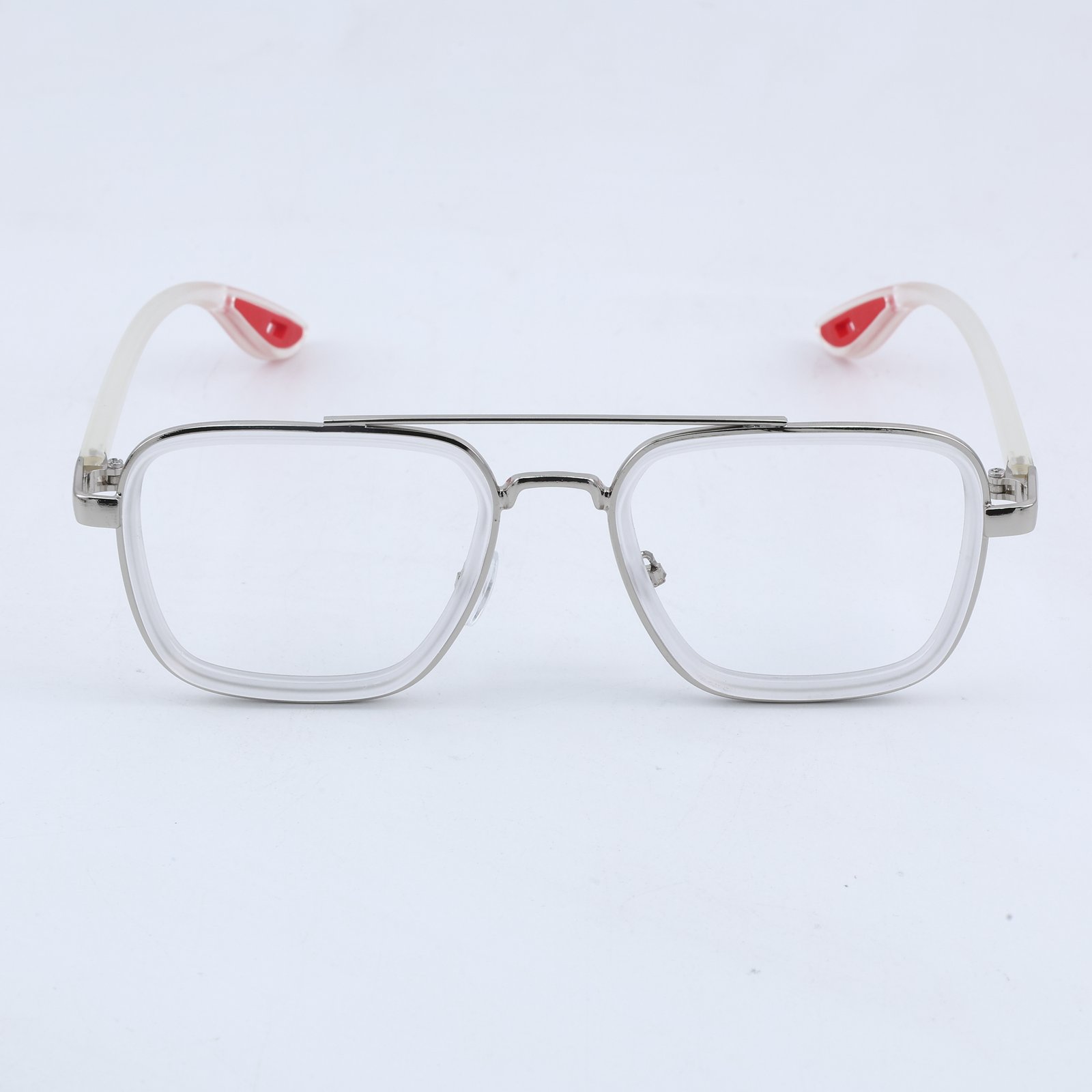 OG Crystal Air | Transparent Square Aviator Eyeglasses