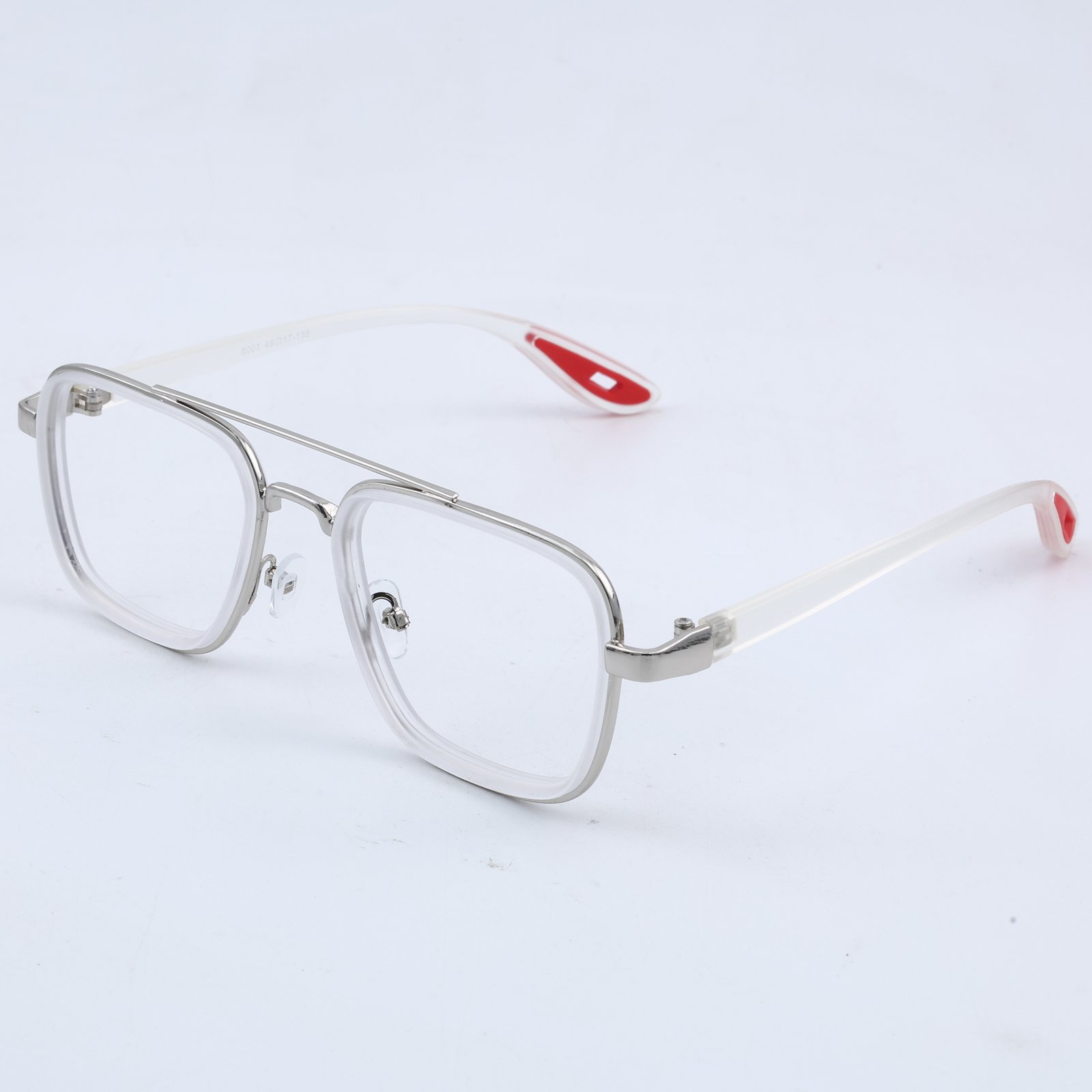 OG Crystal Air | Transparent Square Aviator Eyeglasses