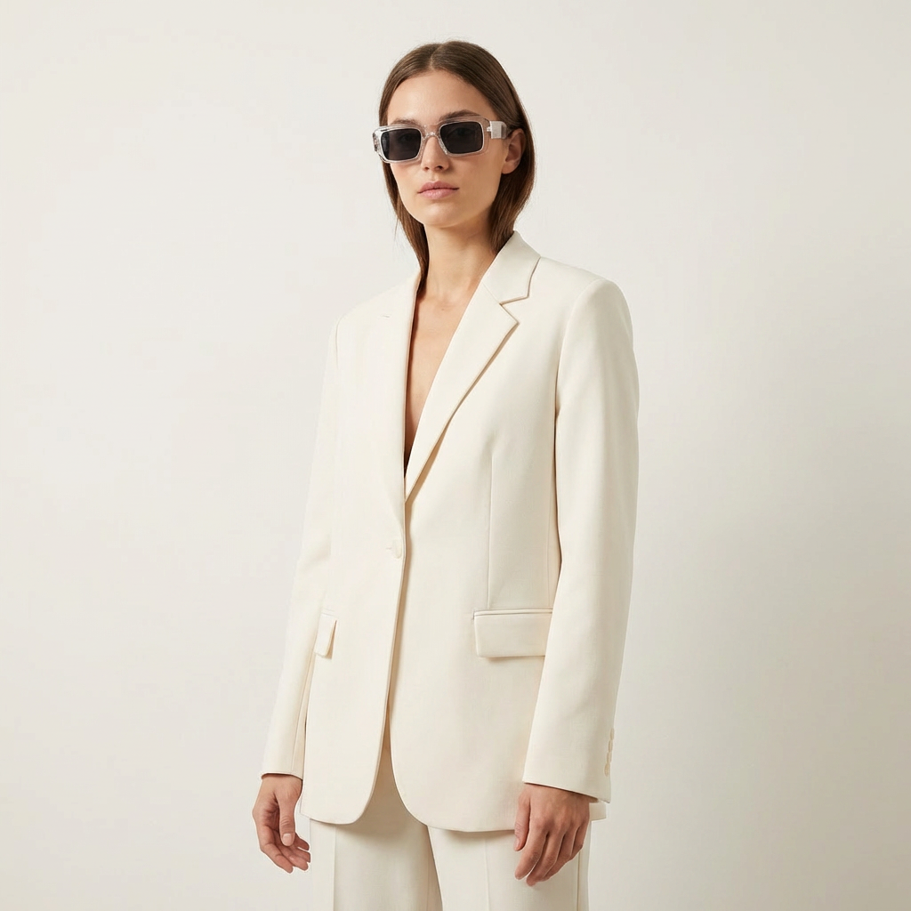 OG Crystal Shadow | Classic Square Black Lens Sunglasses