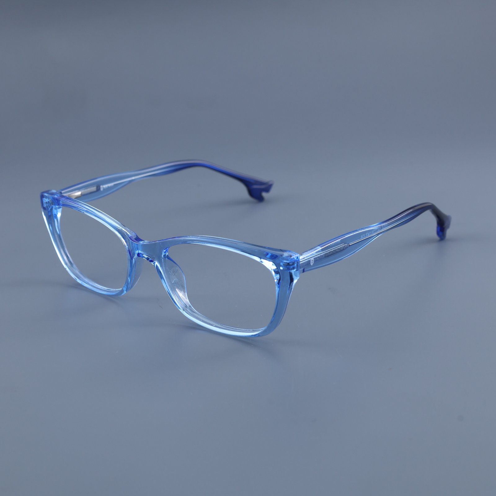 OG Crystal Smoke | Transparent Grey Slim Eyeglasses