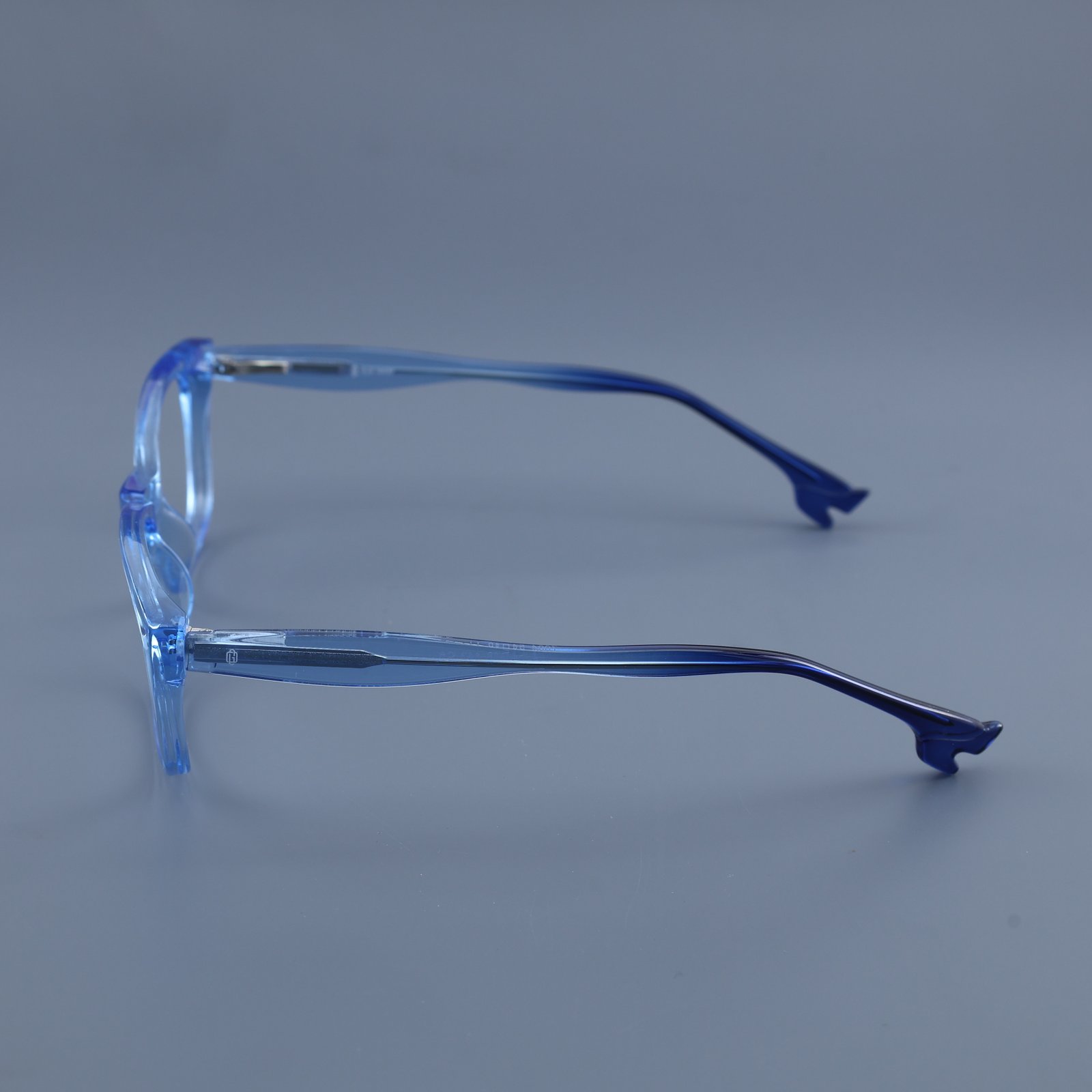 OG Crystal Smoke | Transparent Grey Slim Eyeglasses