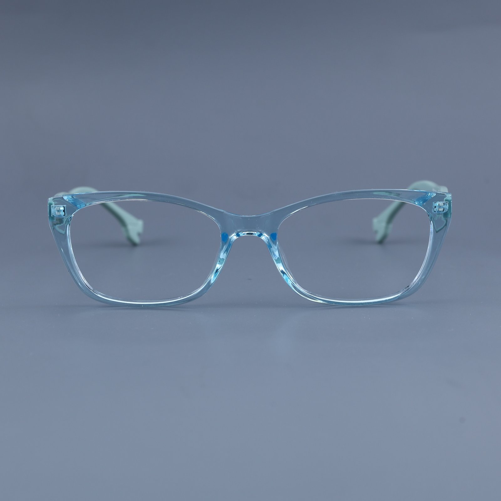 OG Crystal Smoke | Transparent Grey Slim Eyeglasses