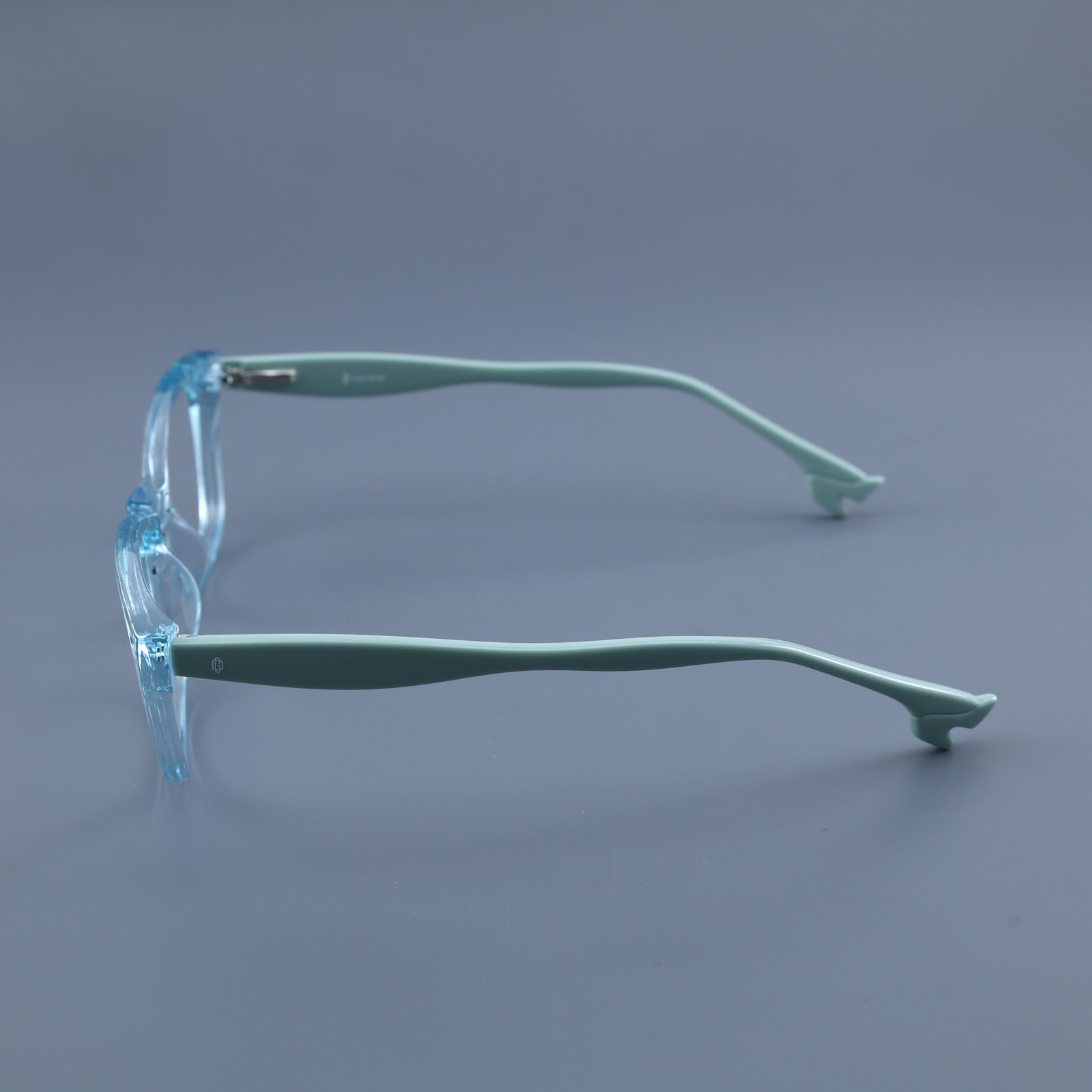 OG Crystal Smoke | Transparent Grey Slim Eyeglasses