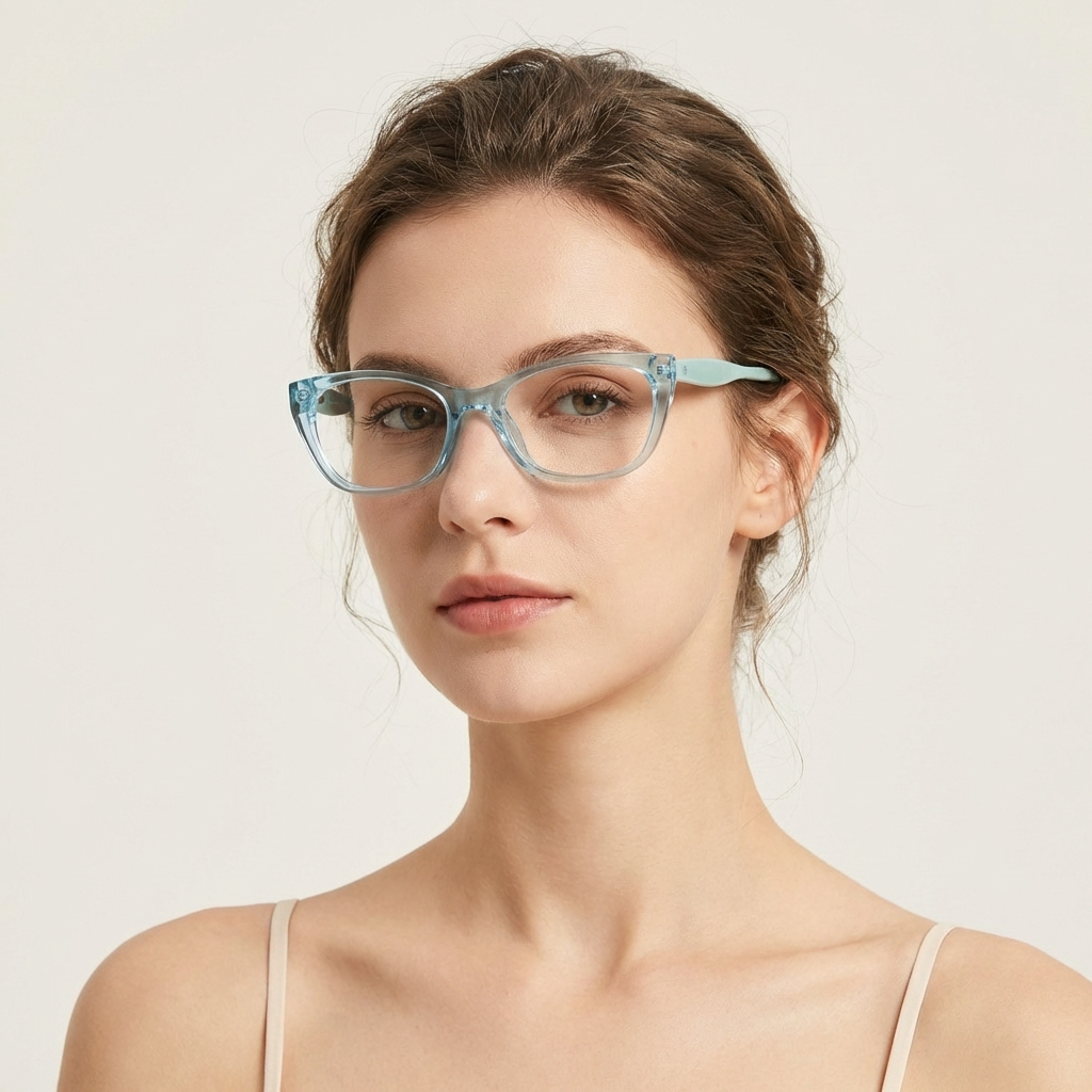OG Crystal Smoke | Transparent Grey Slim Eyeglasses