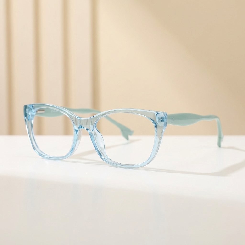 OG Crystal Smoke | Transparent Grey Slim Eyeglasses