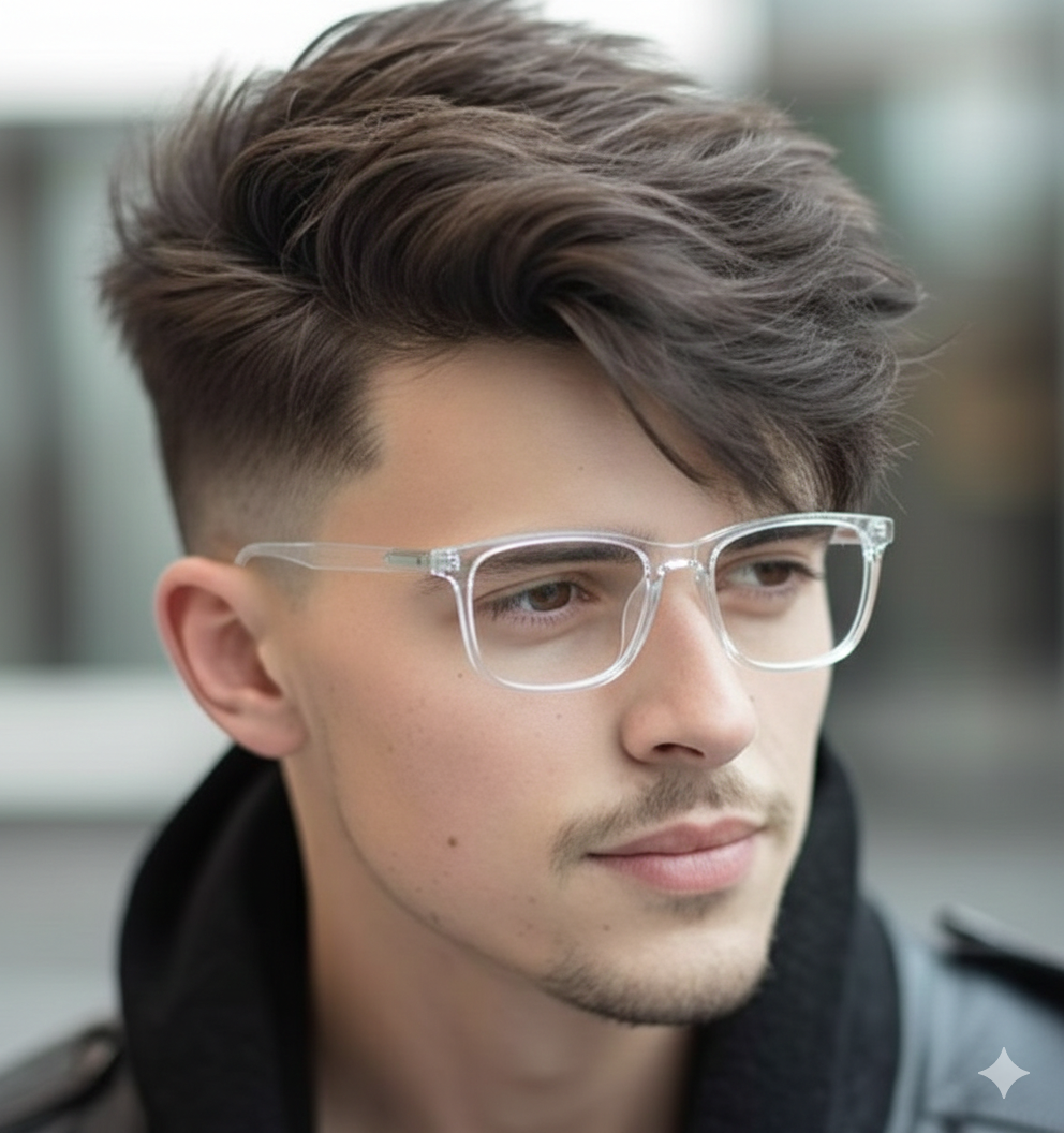 OG CrystalLine Rectangular Eyeglasses | Full Rim Premium Optical Frame
