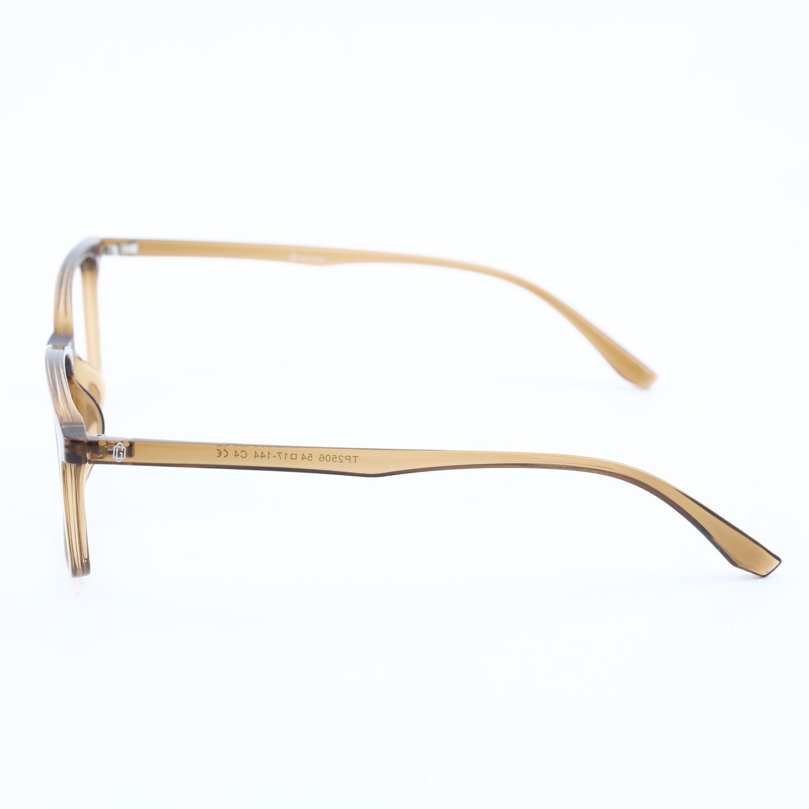 OG Desert Smoke | Transparent Brown Square Sunglasses
