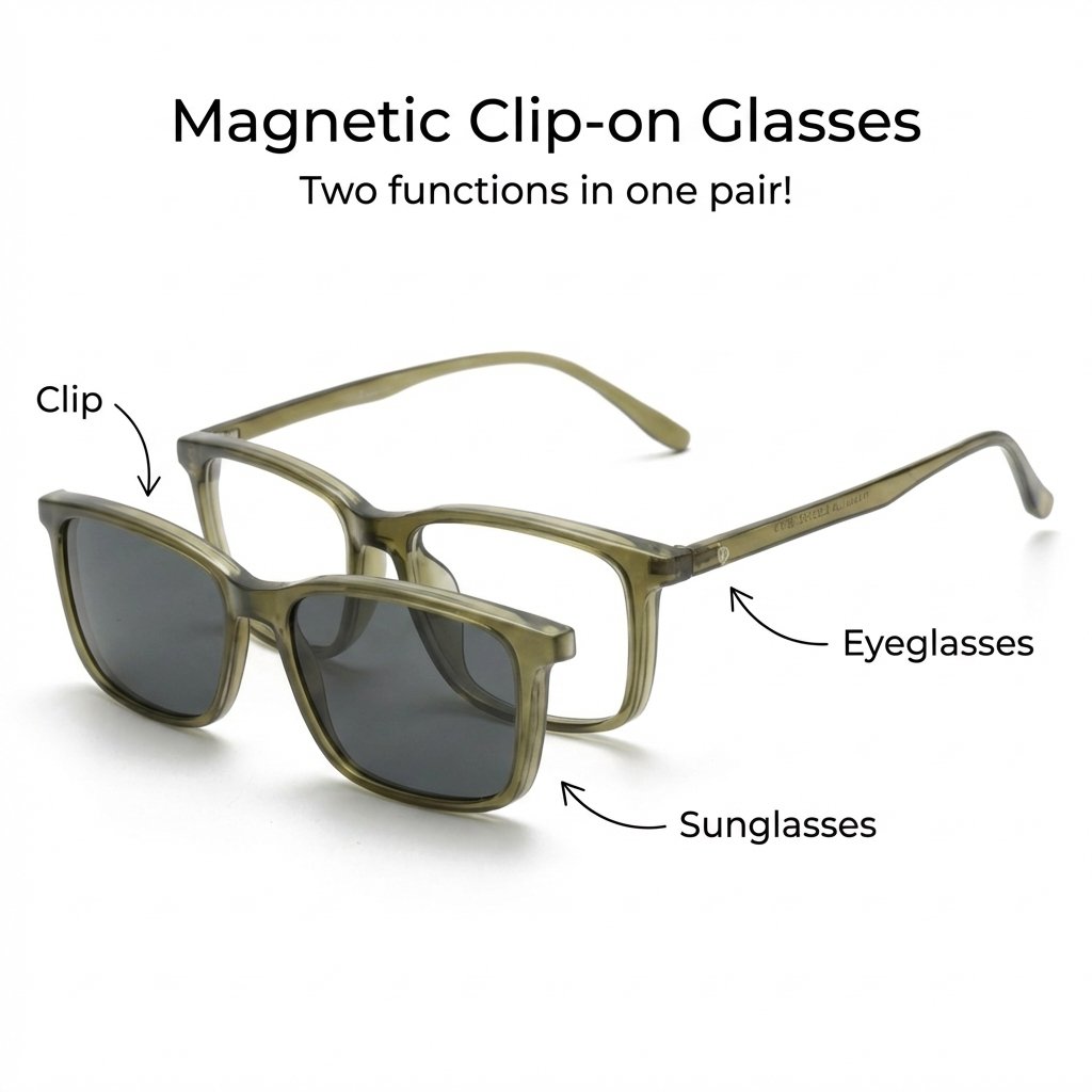 OG Desert Smoke | Transparent Brown Square Sunglasses