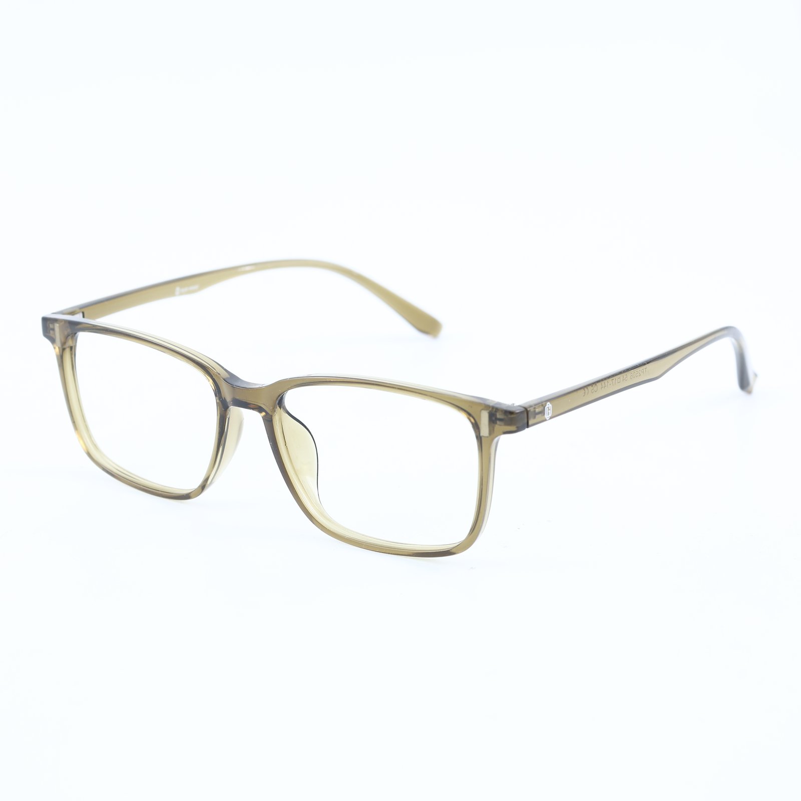 OG Desert Smoke | Transparent Brown Square Sunglasses