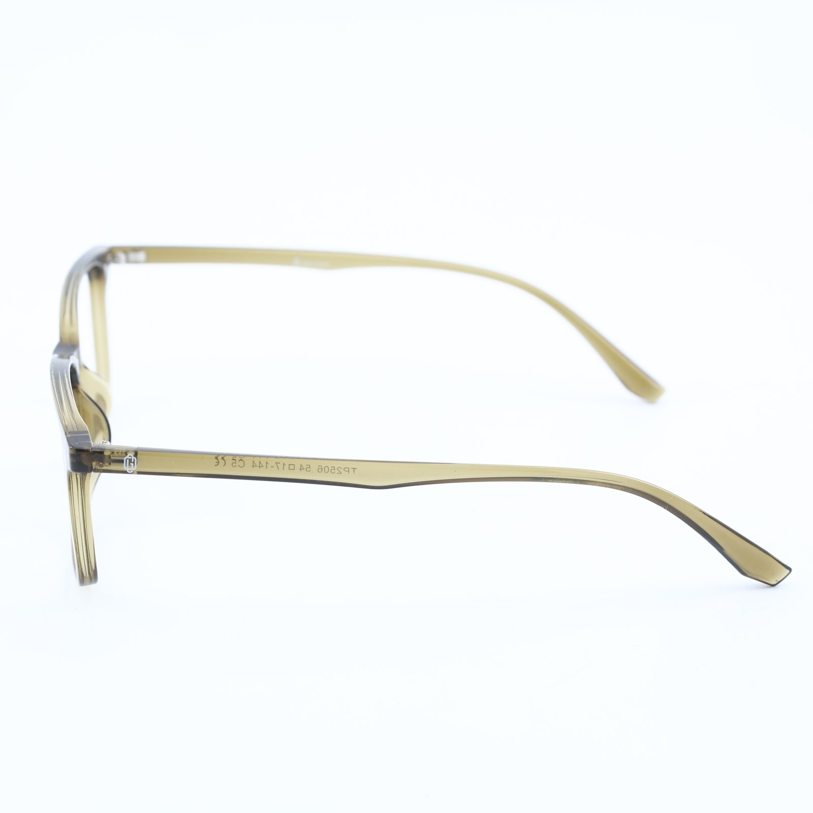 OG Desert Smoke | Transparent Brown Square Sunglasses