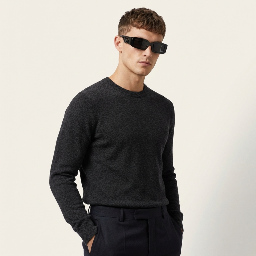 OG Eclipse Chain | Bold Black Statement Sunglasses