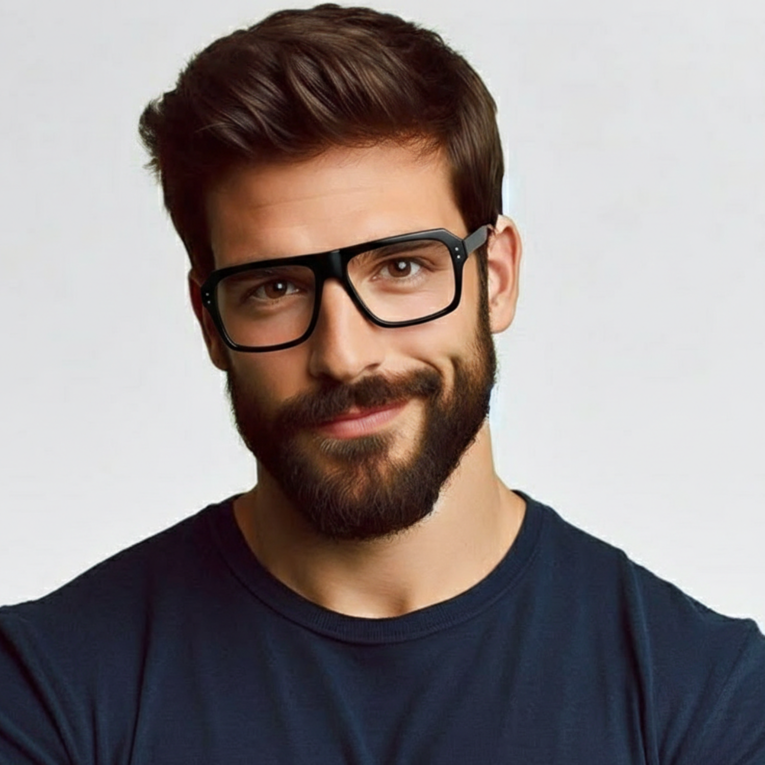 OG Edge Full Rim Square Eyeglasses | Premium Sharp Design Optical Frame for Men