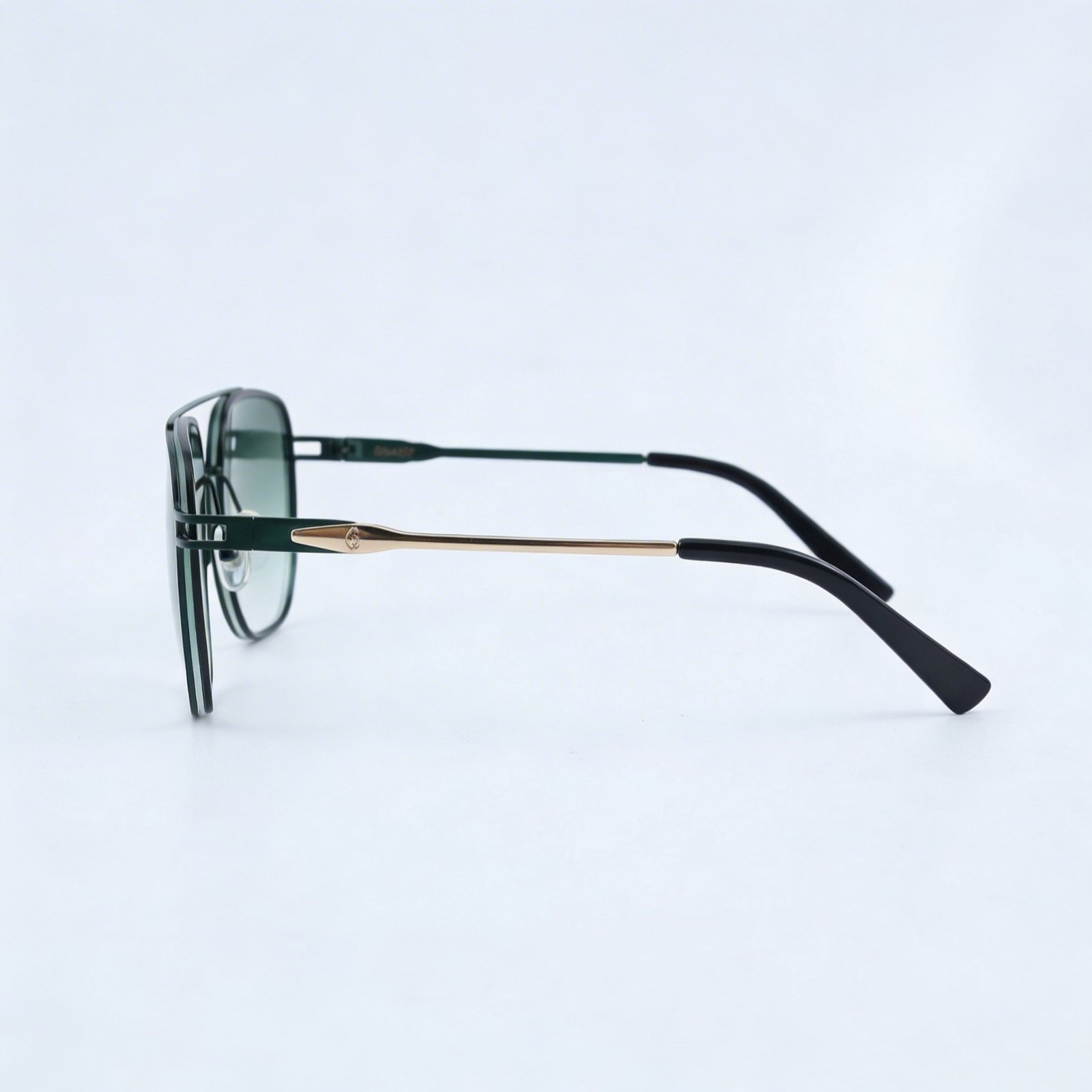 OG Emerald Pilot | Green Double-Bridge Aviator Sunglasses