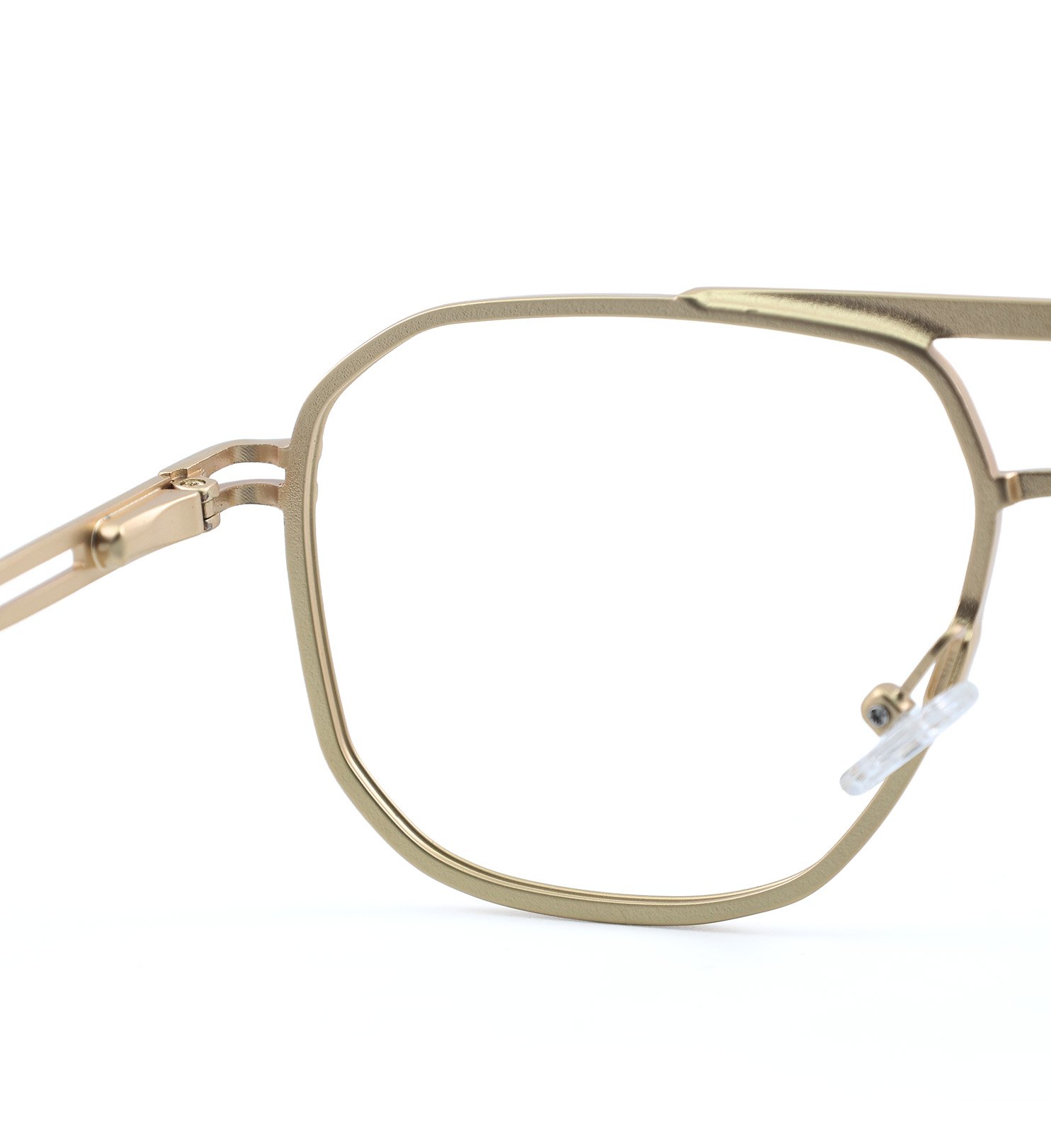 OG Falcon Metal Square Eyeglasses for Men | Premium Full Rim Optical Frame