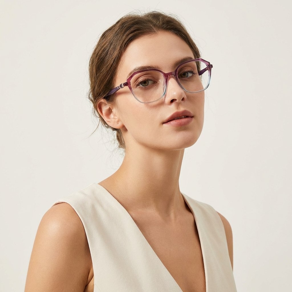 OG Forest Blend | Green Ombre Square Eyeglasses