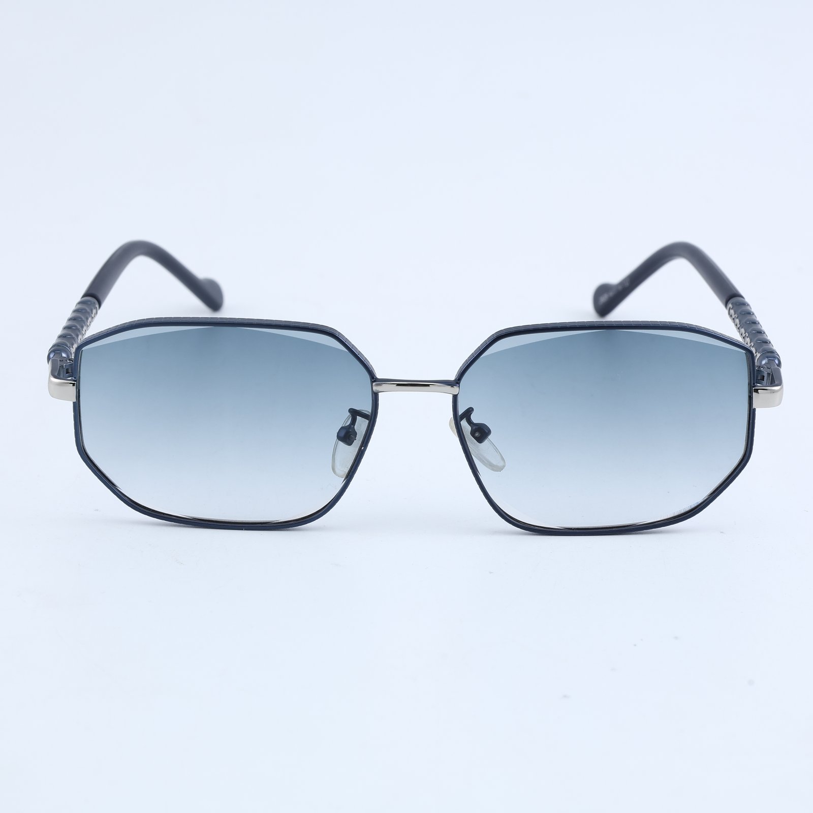 OG Frost Edge | Blue Hexa Metal Gradient Sunglasses