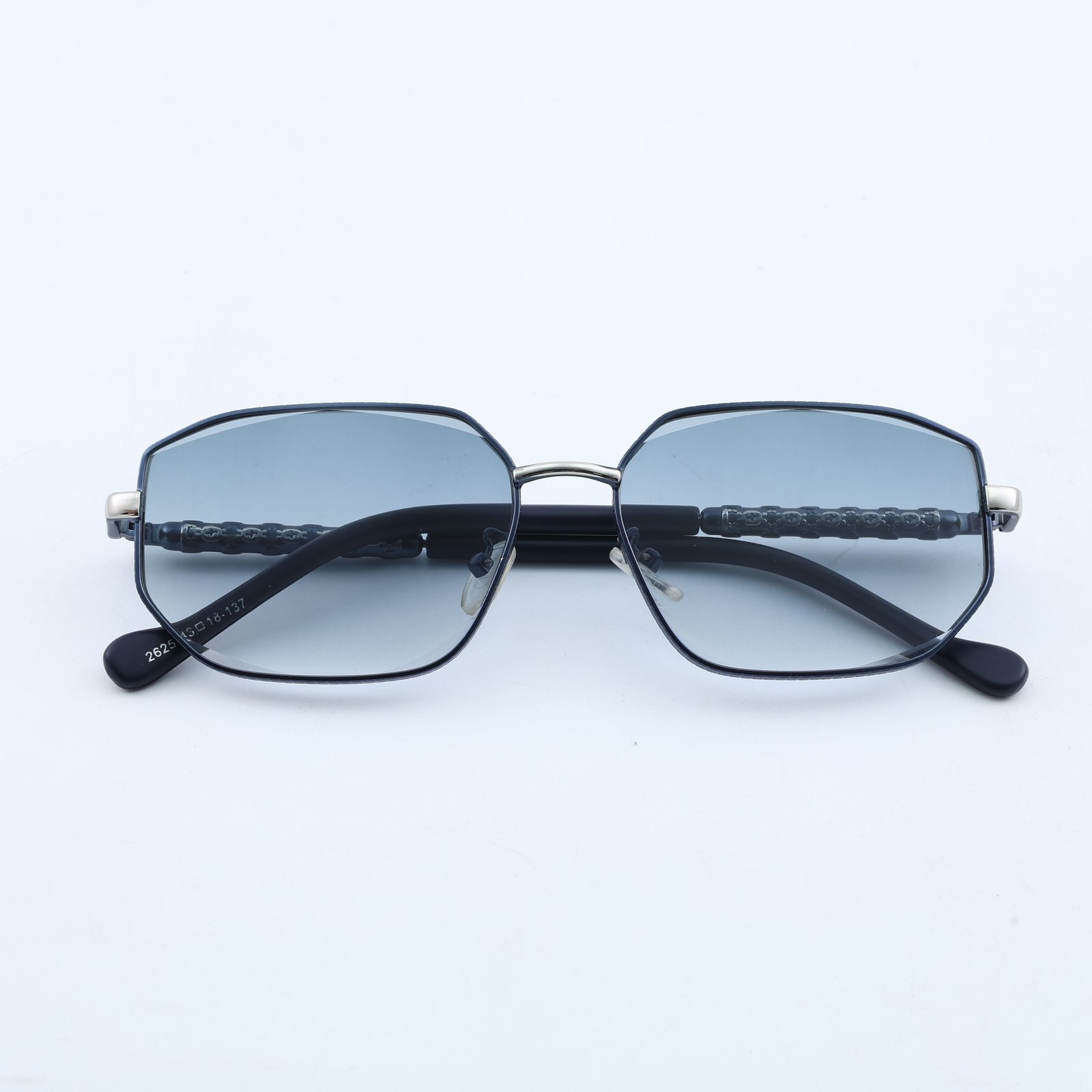 OG Frost Edge | Blue Hexa Metal Gradient Sunglasses