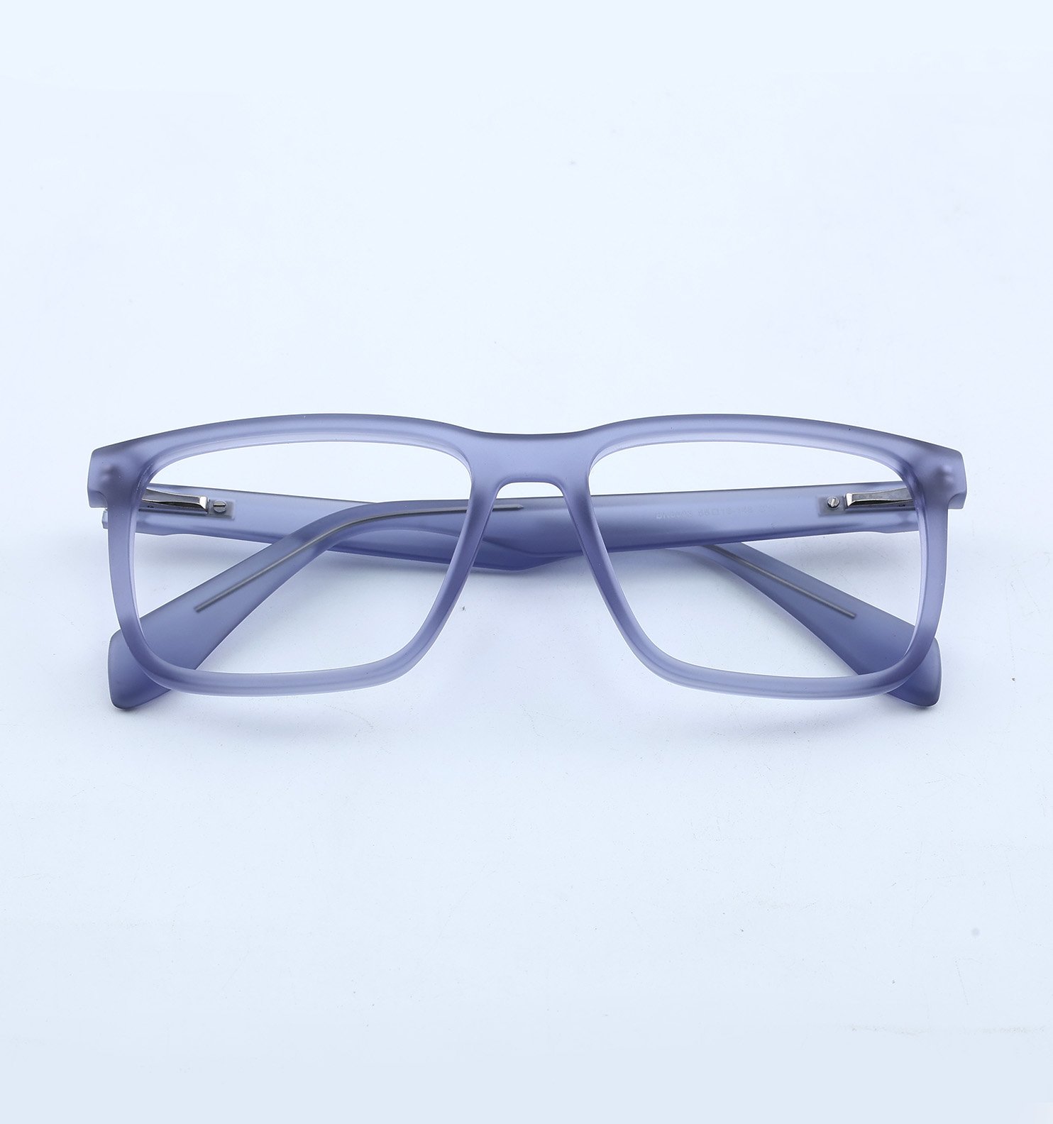 OG Frost Square Full Rim Eyeglasses – Premium Frosted Square Frame for Men