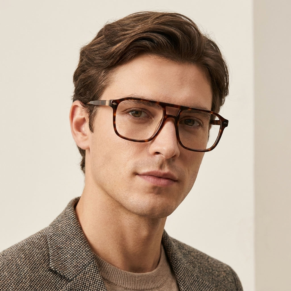 OG Full Rim Square Acetate Unbreakable Eyeglasses – Lightweight Flexible Frame
