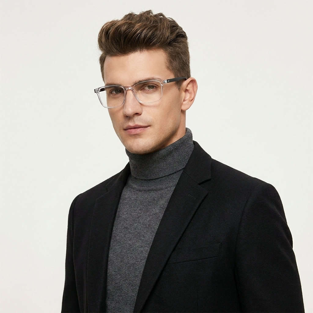 OG Full Rim Square Eyeglasses for Men – Stylish & Comfortable Everyday Frame