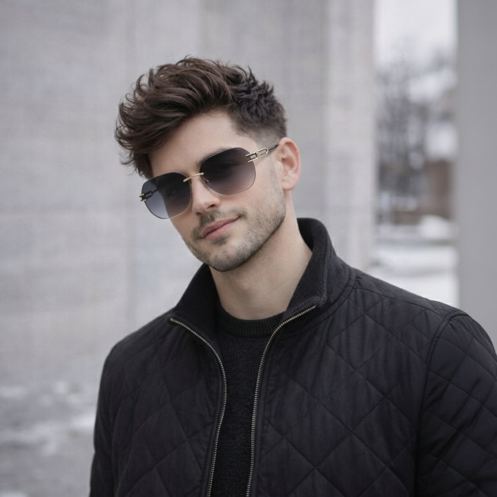 OG Glacier Men’s Full Rim Square Eyeglasses | Modern Optical Frame