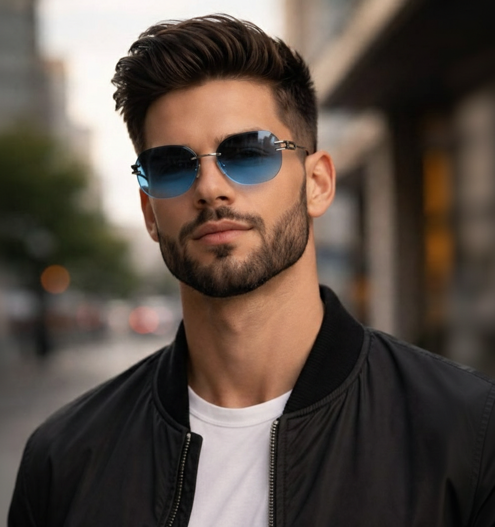 OG Glacier Men’s Full Rim Square Eyeglasses | Modern Optical Frame