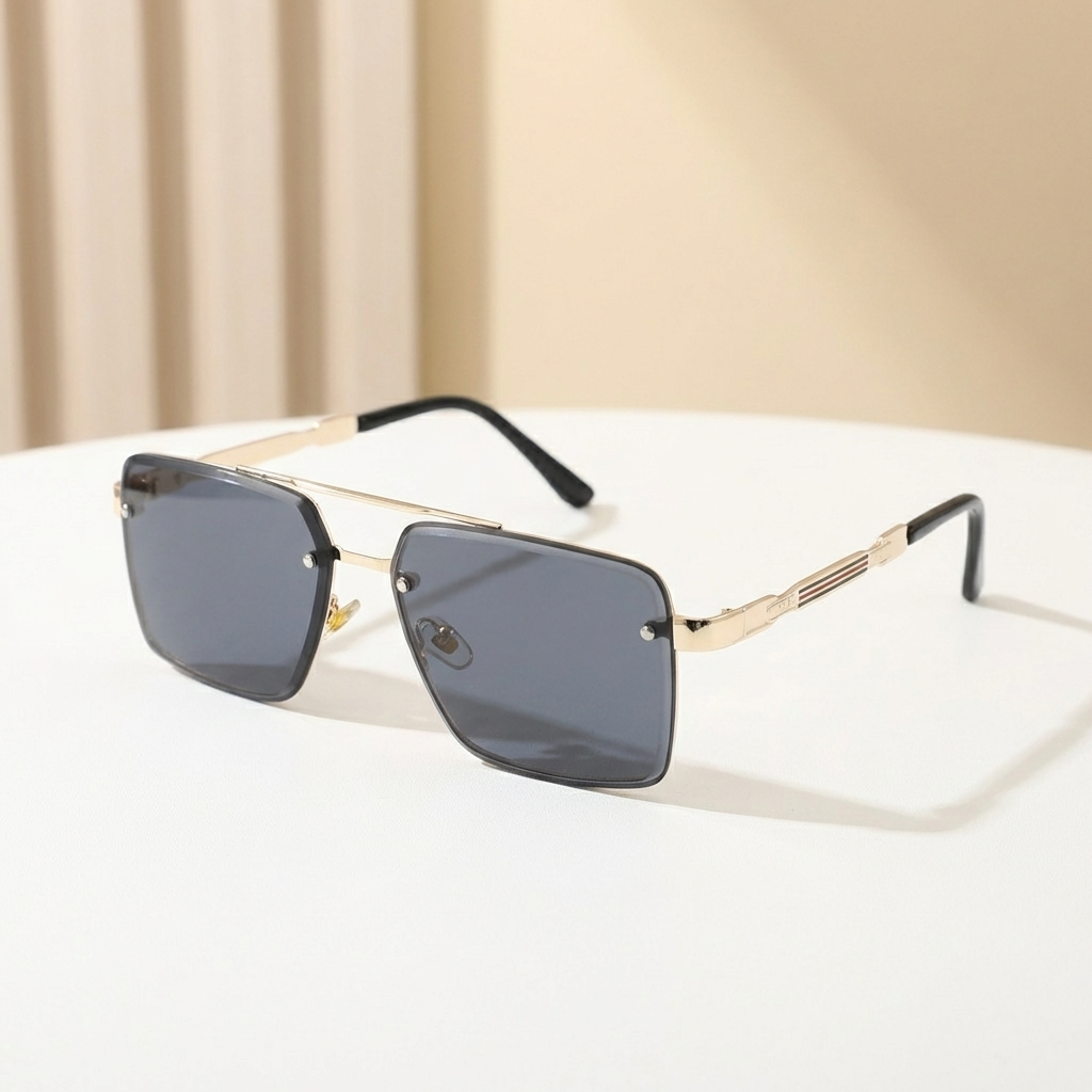 OG Gold Drift | Square Gradient Sunglasses