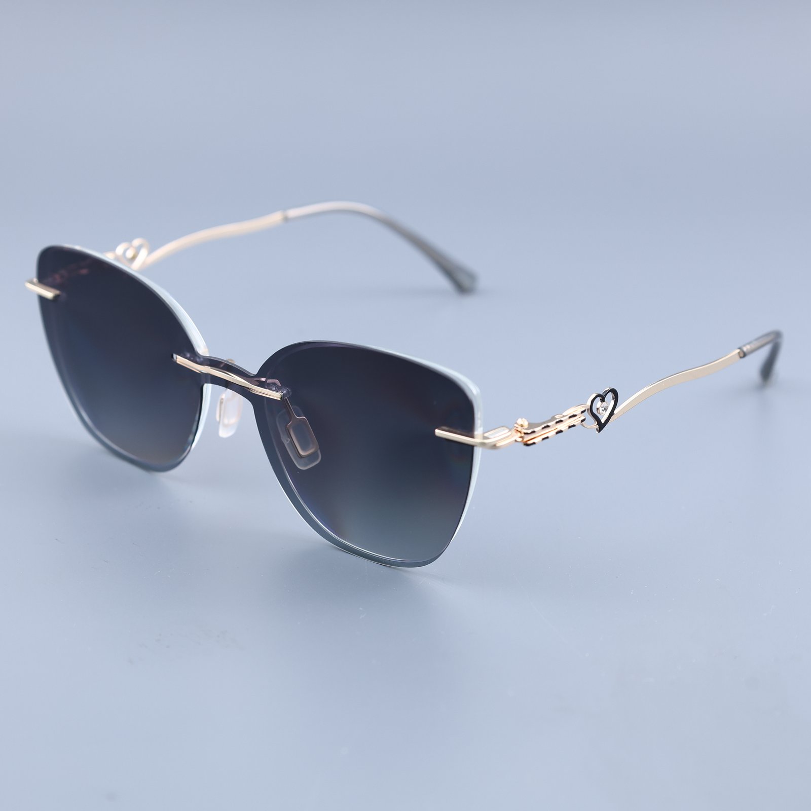 OG Golden Charm | Rimless Butterfly Sunglasses