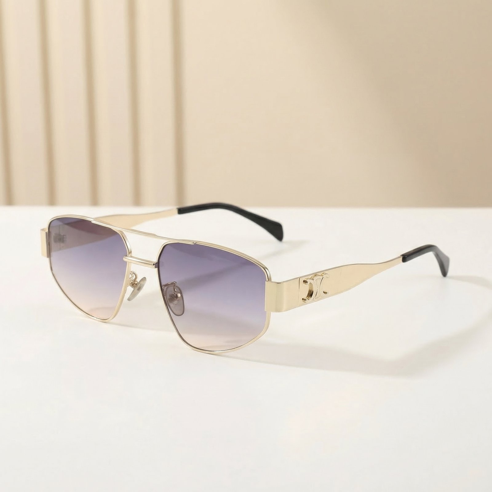 OG Golden Crown | Luxury Gold Aviator Sunglasses