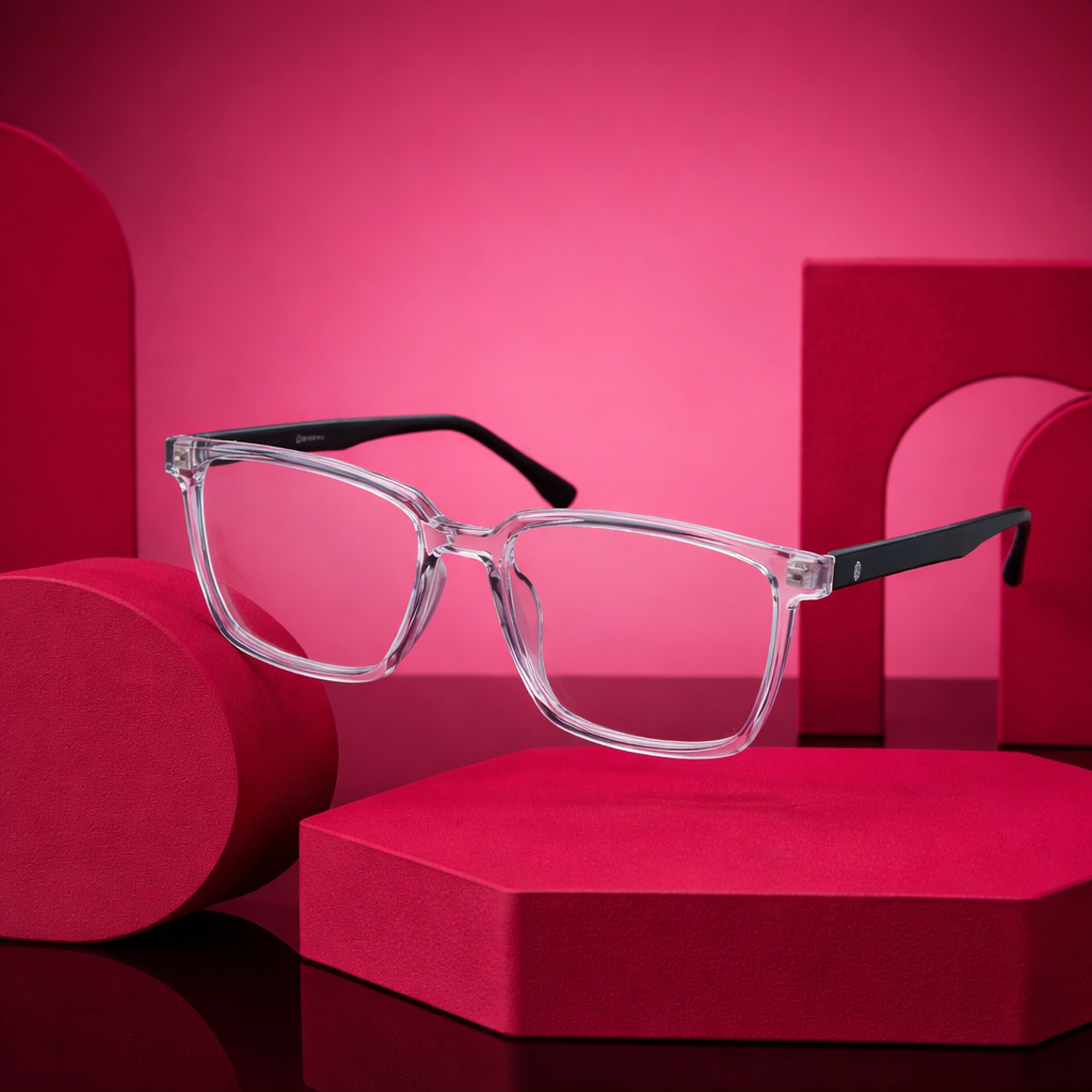 OG Halo Full Rim Square Eyeglasses | Premium Lightweight Square Optical Frame for Men