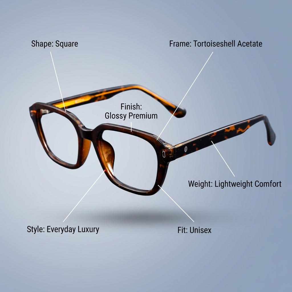OG Havana Classic | Premium Square Optical Frame