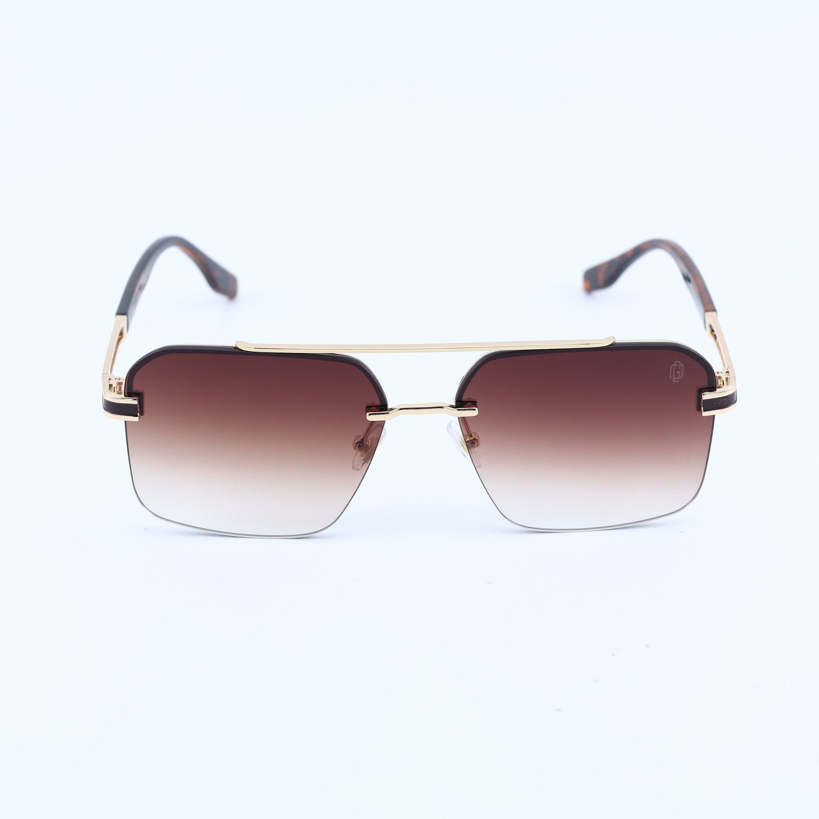 OG Ice Fade | Rimless Blue Gradient Shield Sunglasses