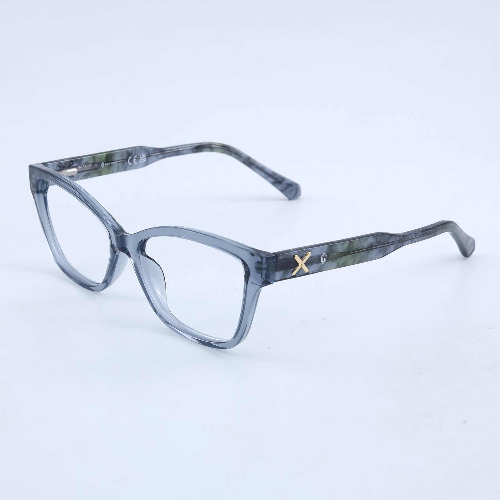 OG Ice Marble | Crystal Grey Square Eyeglasses